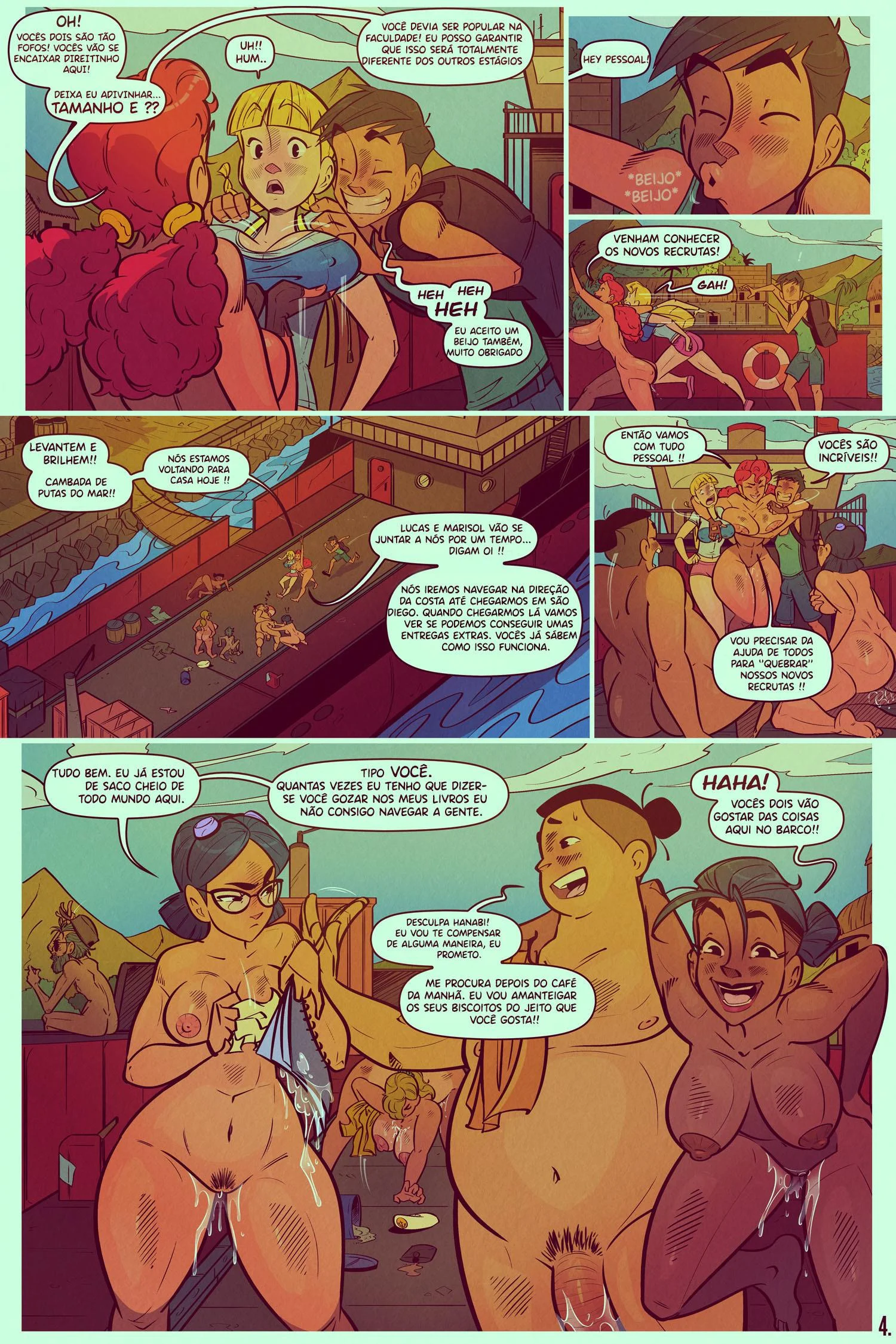 A Capitã Connie – Ruiva – HQ em Português