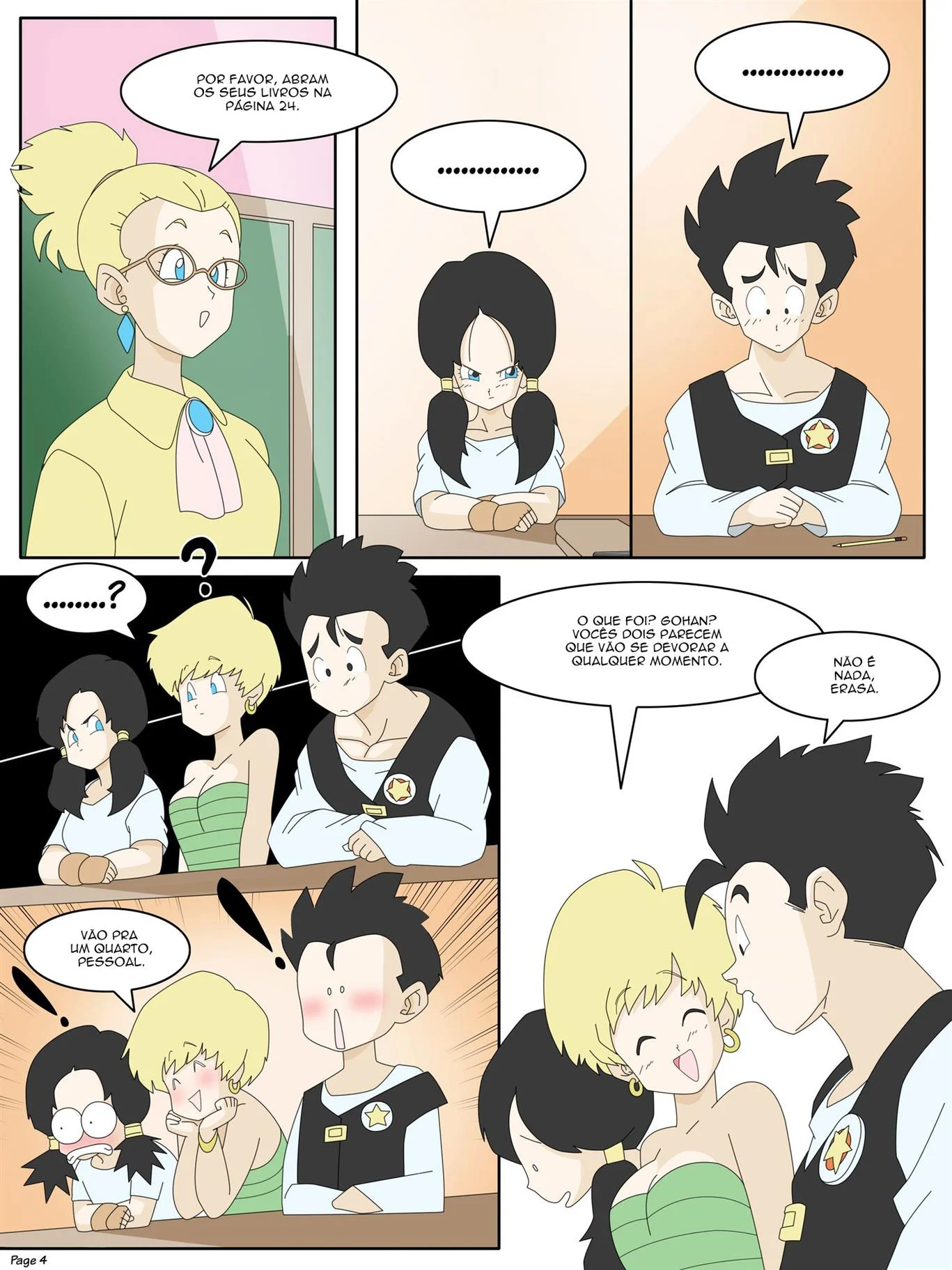 A chantagem de Videl – Espanhola – Sexo em Desenho