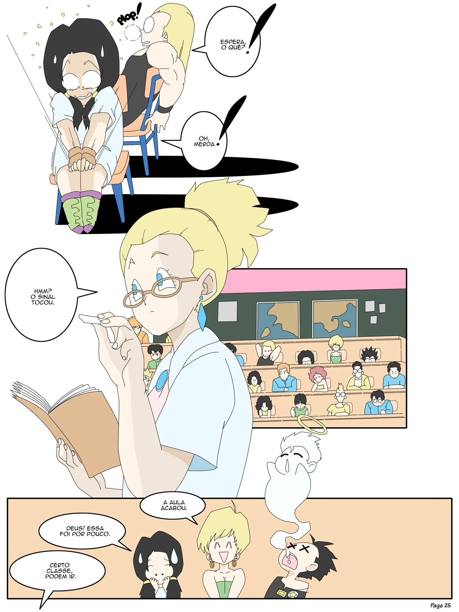 A chantagem de Videl – Espanhola – Sexo em Desenho