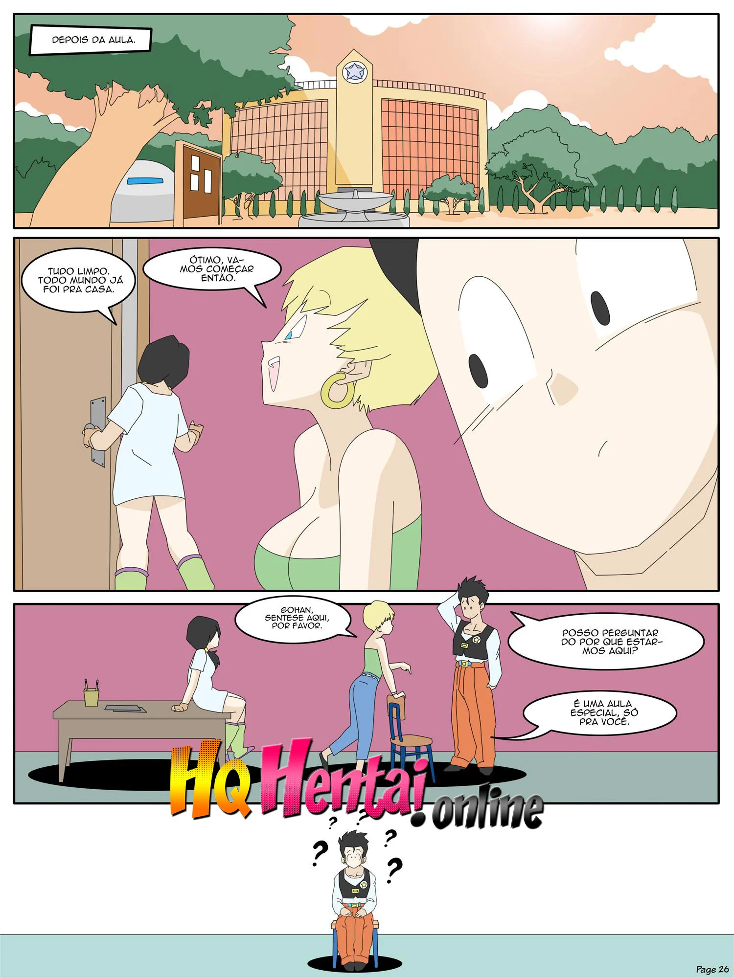 A chantagem de Videl – Espanhola – Sexo em Desenho