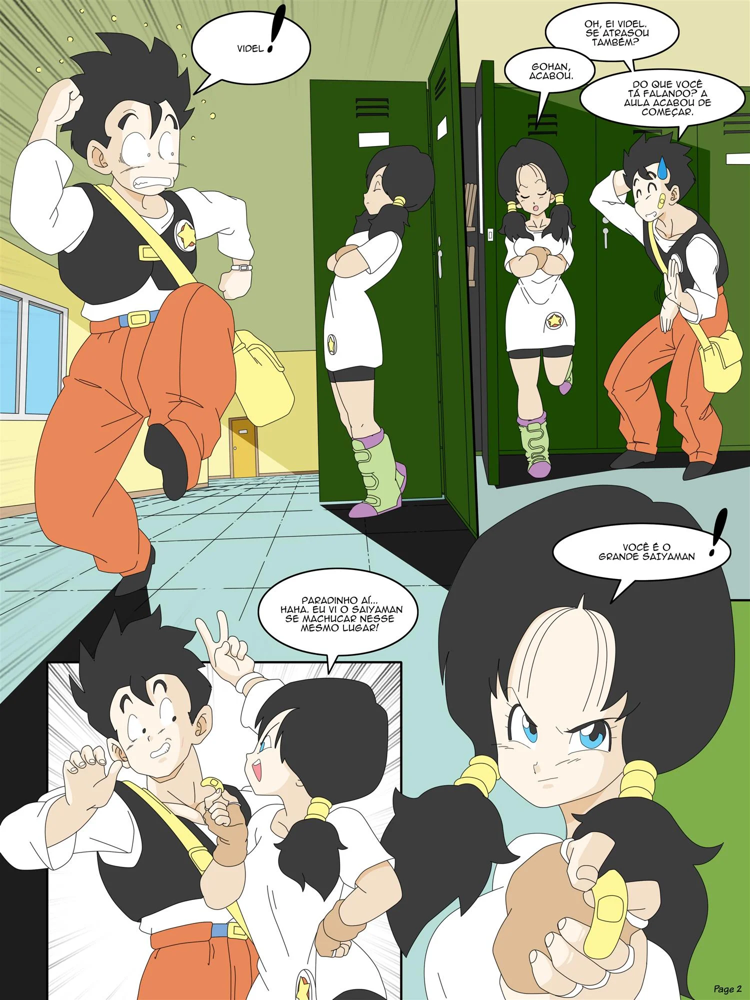 A chantagem de Videl – Espanhola – Sexo em Desenho