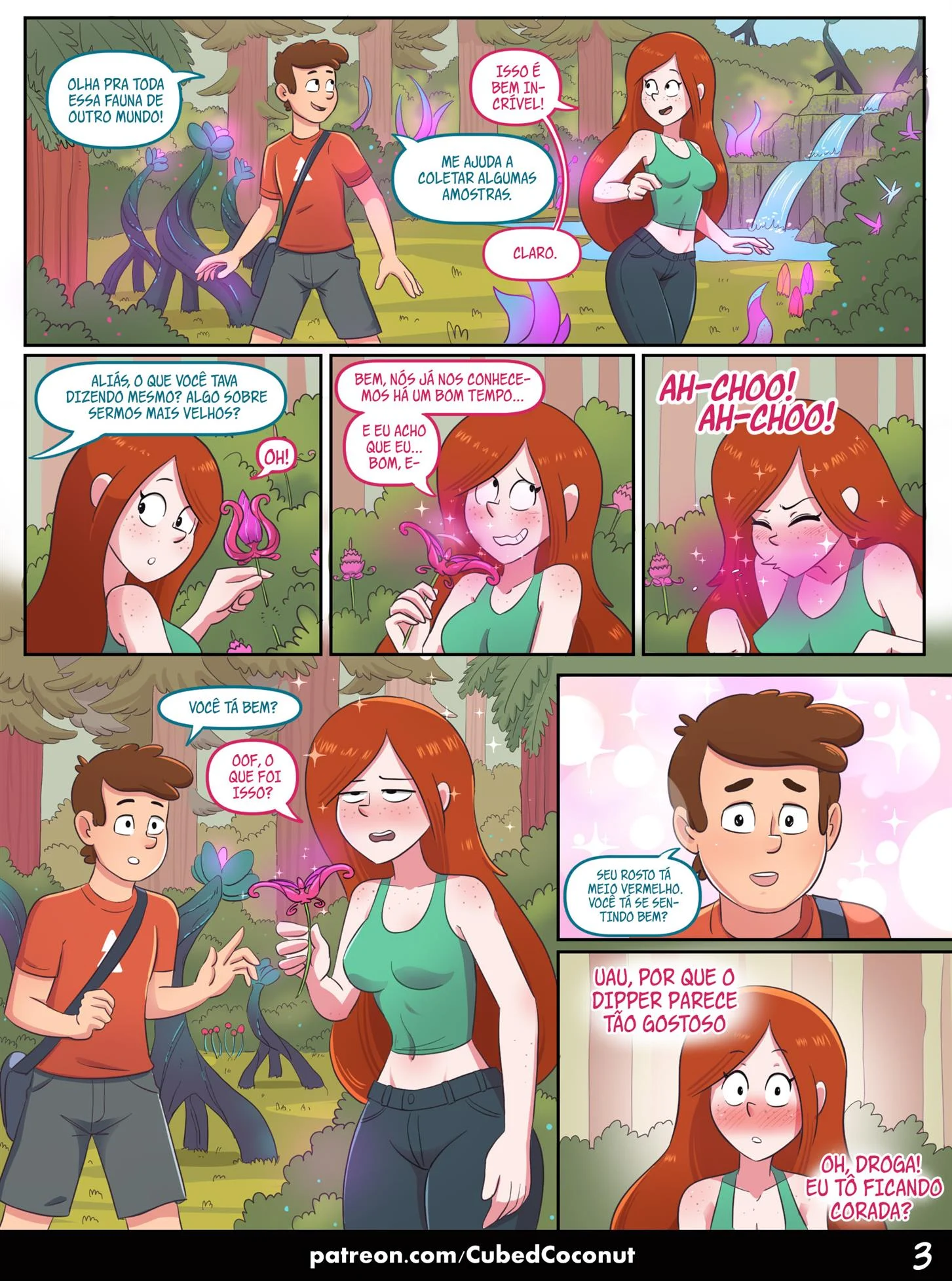 A confissão de Wendy – Cartoon – Quadrinho Completo