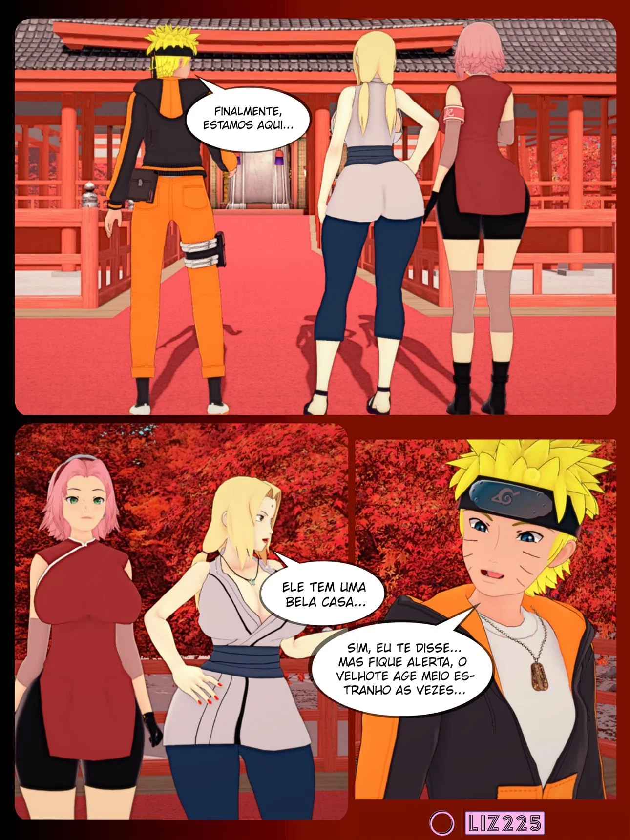 A história secreta de Naruto – Peitões – Desenho de Sexo