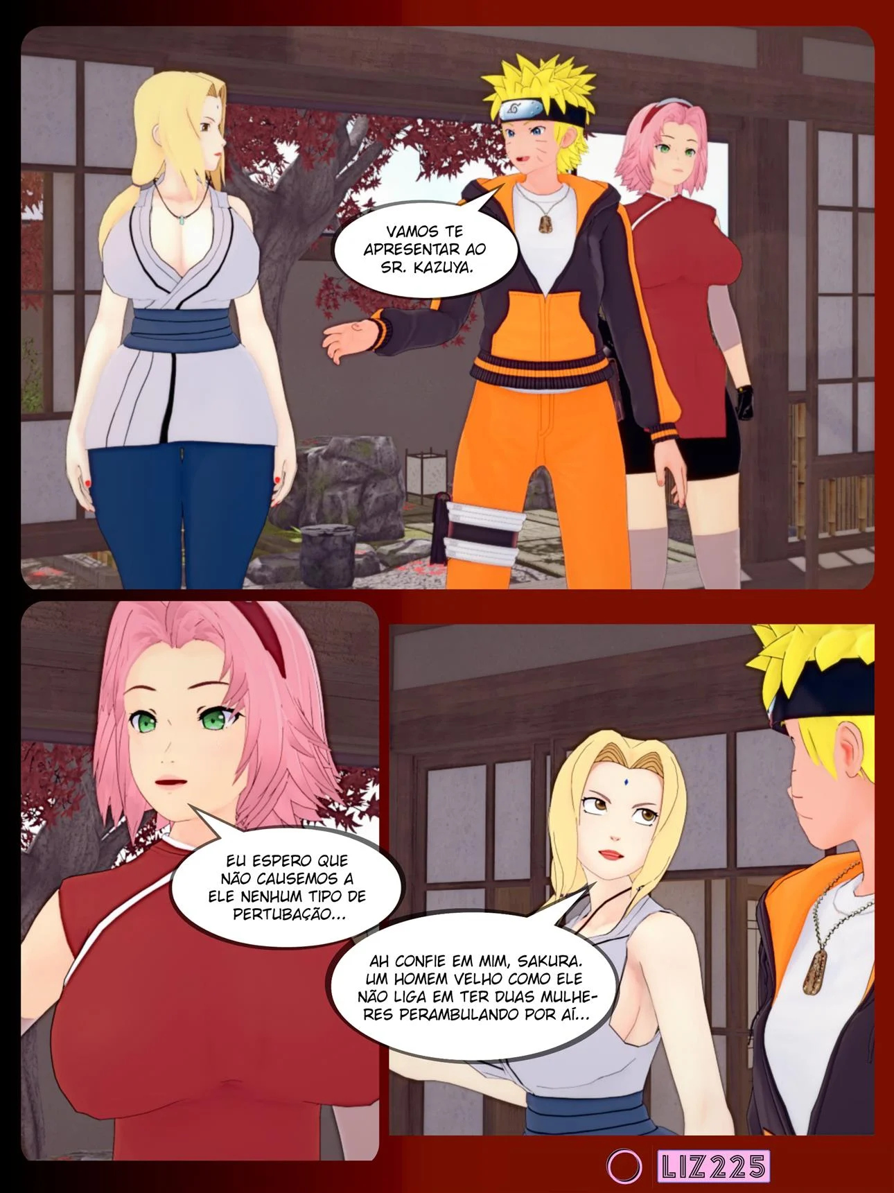 A história secreta de Naruto – Peitões – Desenho de Sexo