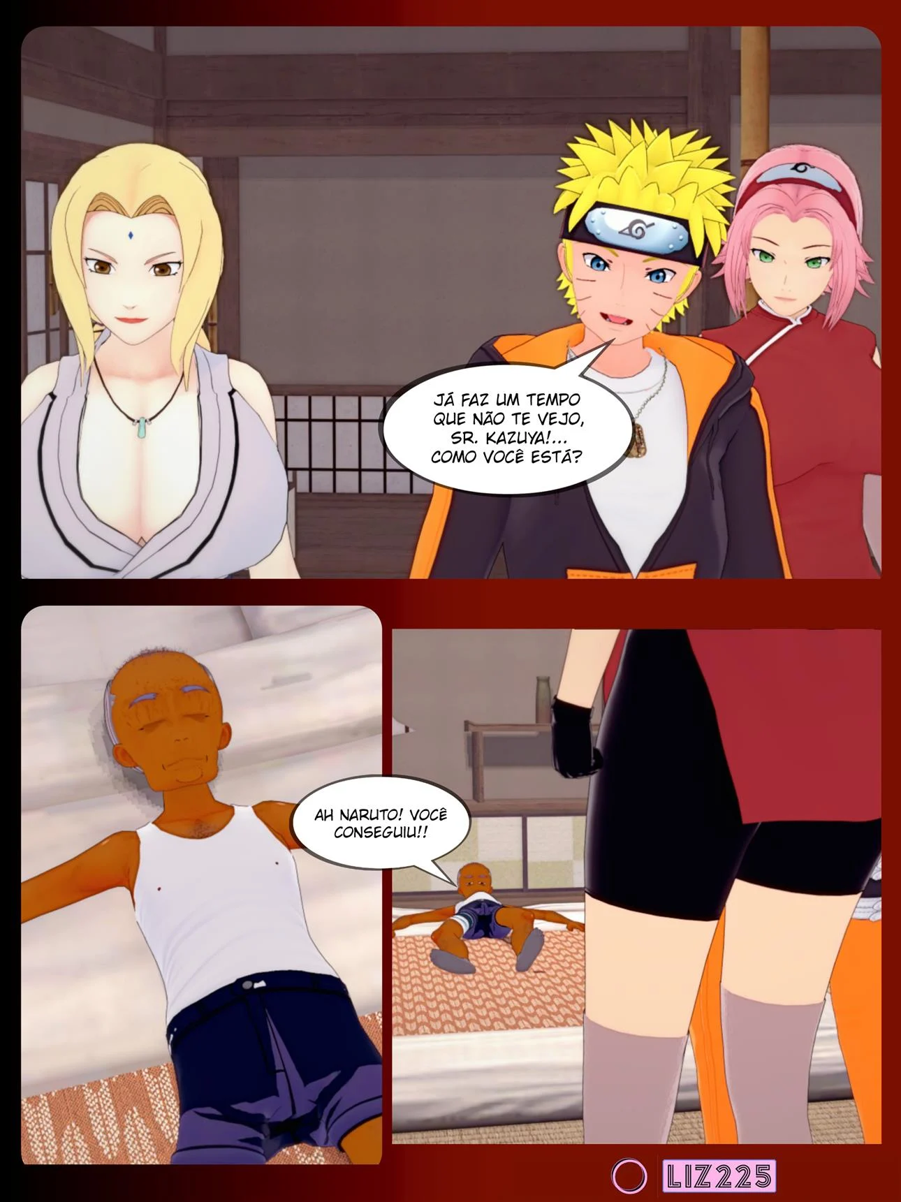 A história secreta de Naruto – Peitões – Desenho de Sexo