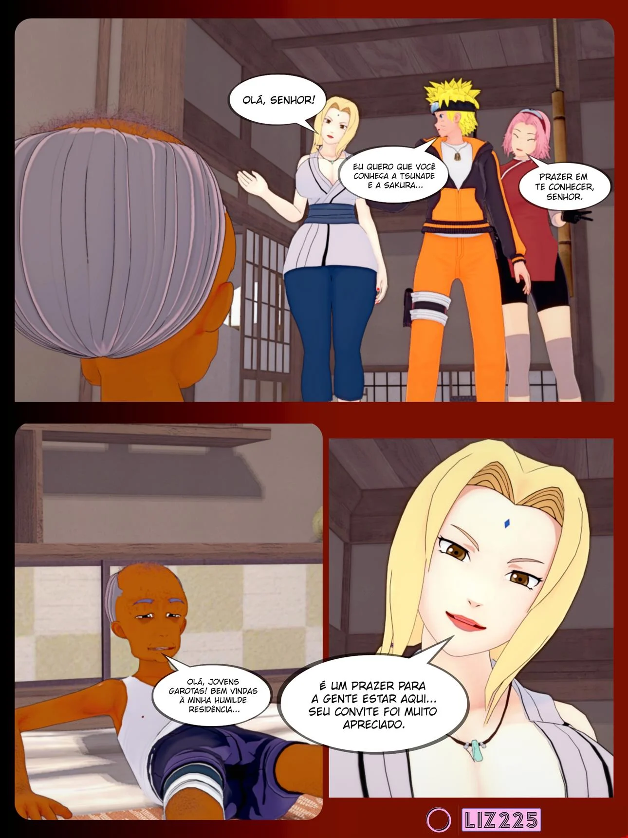 A história secreta de Naruto – Peitões – Desenho de Sexo