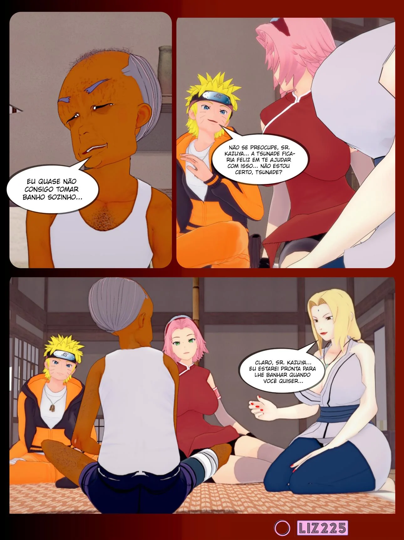 A história secreta de Naruto – Peitões – Desenho de Sexo