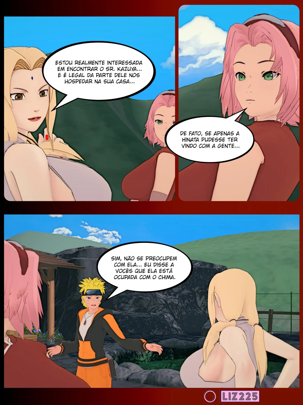 A história secreta de Naruto – Peitões – Desenho de Sexo