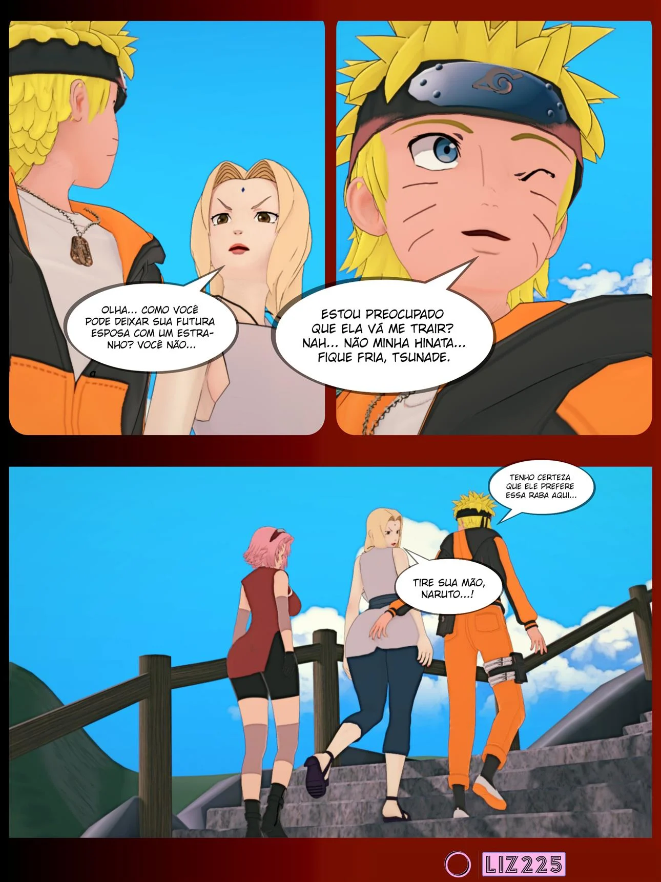 A história secreta de Naruto – Peitões – Desenho de Sexo