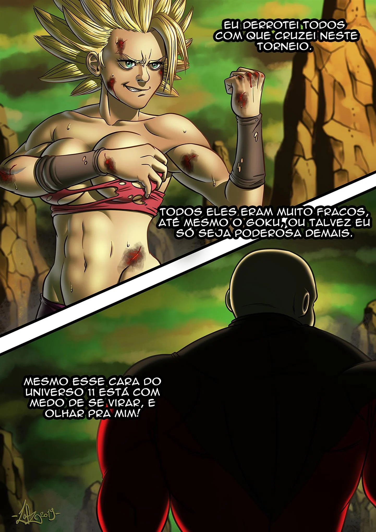 A inocência de Kale é tomada – Femdom – Desenho Erótico