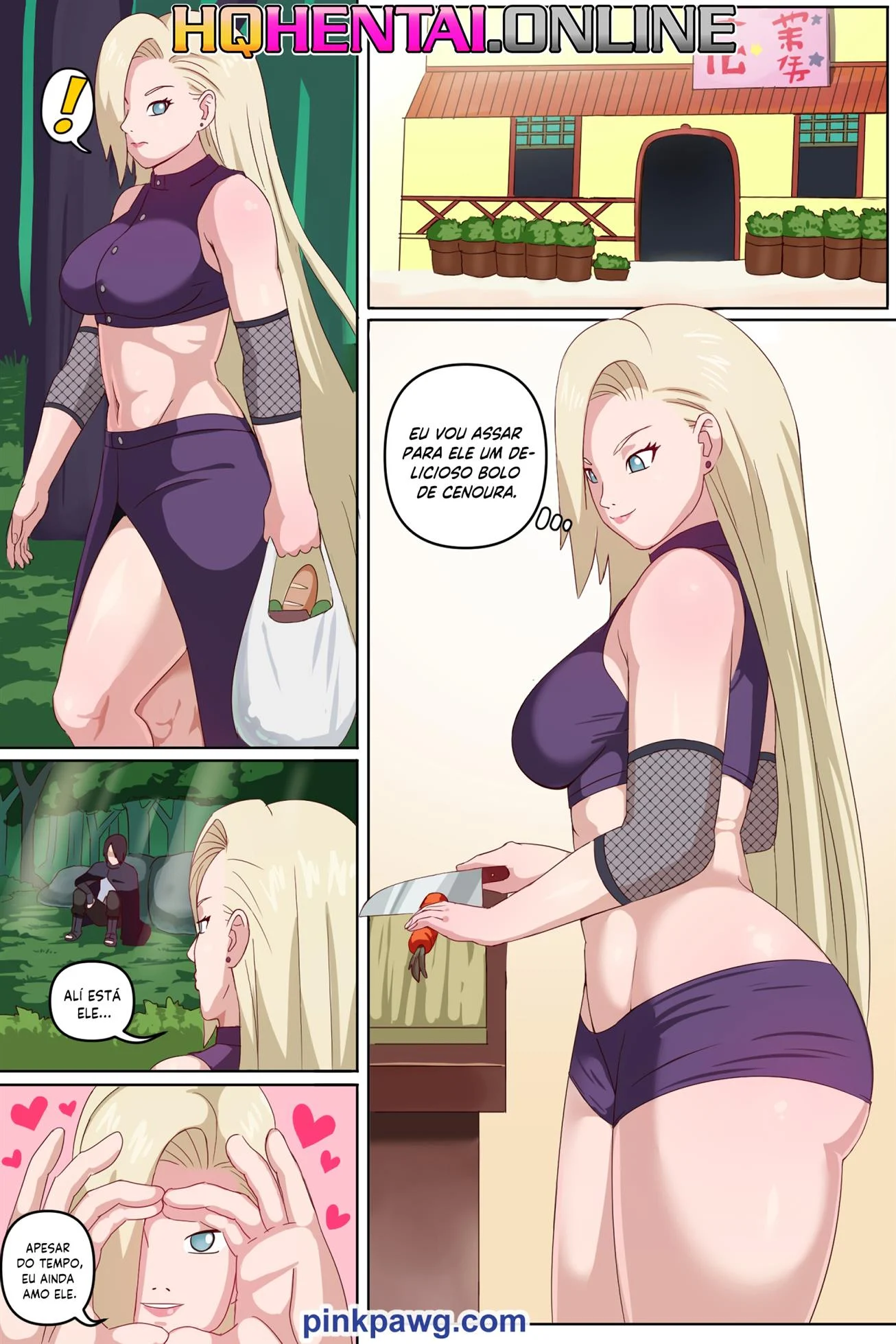 A loja de sexo da Ino – Naruto Hentai – Quadrinho Completo