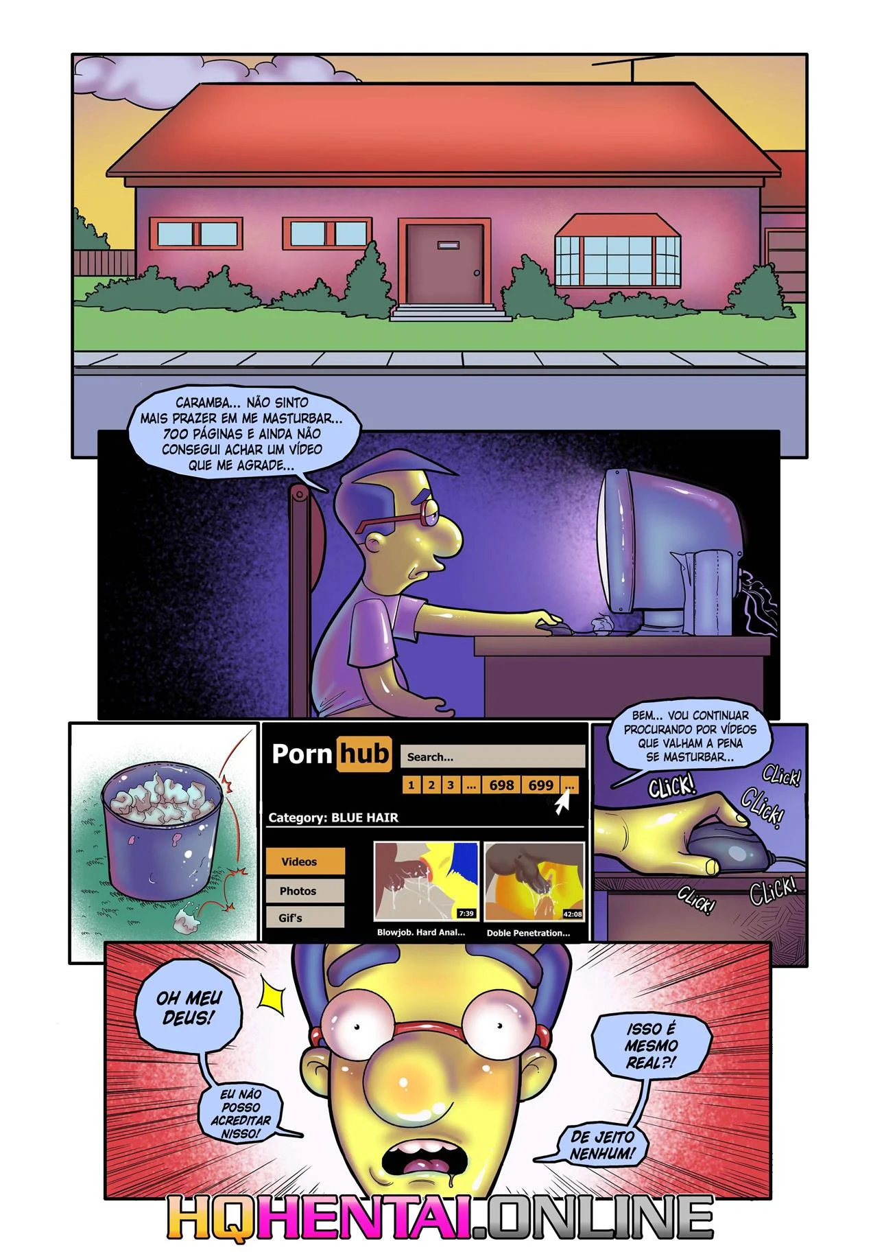 A mãe do meu melhor amigo – Hq de Sexo – Sexo em Desenho