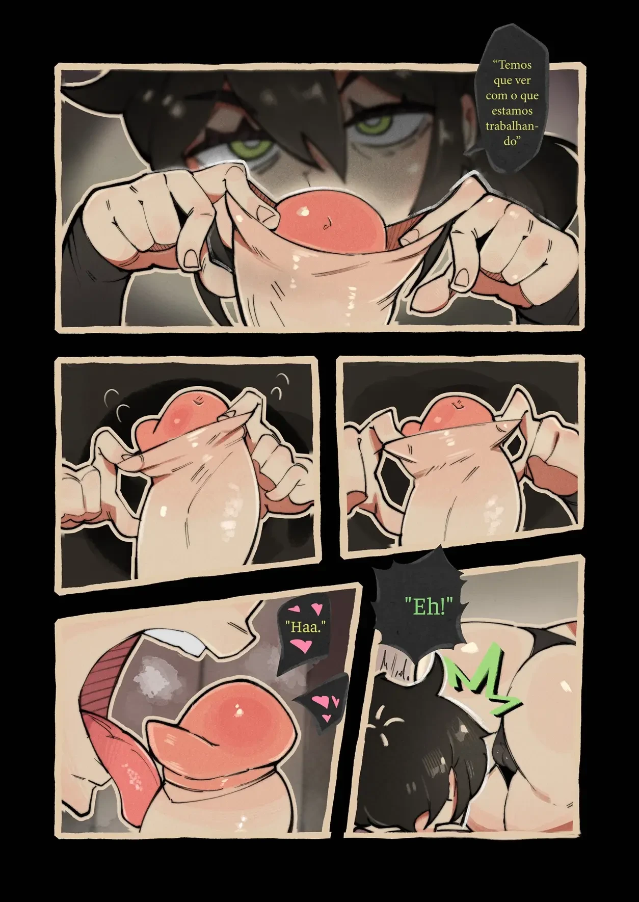 A Milf Gótica e o Femboy Cansado – HQ Pornô – Versão PT-BR