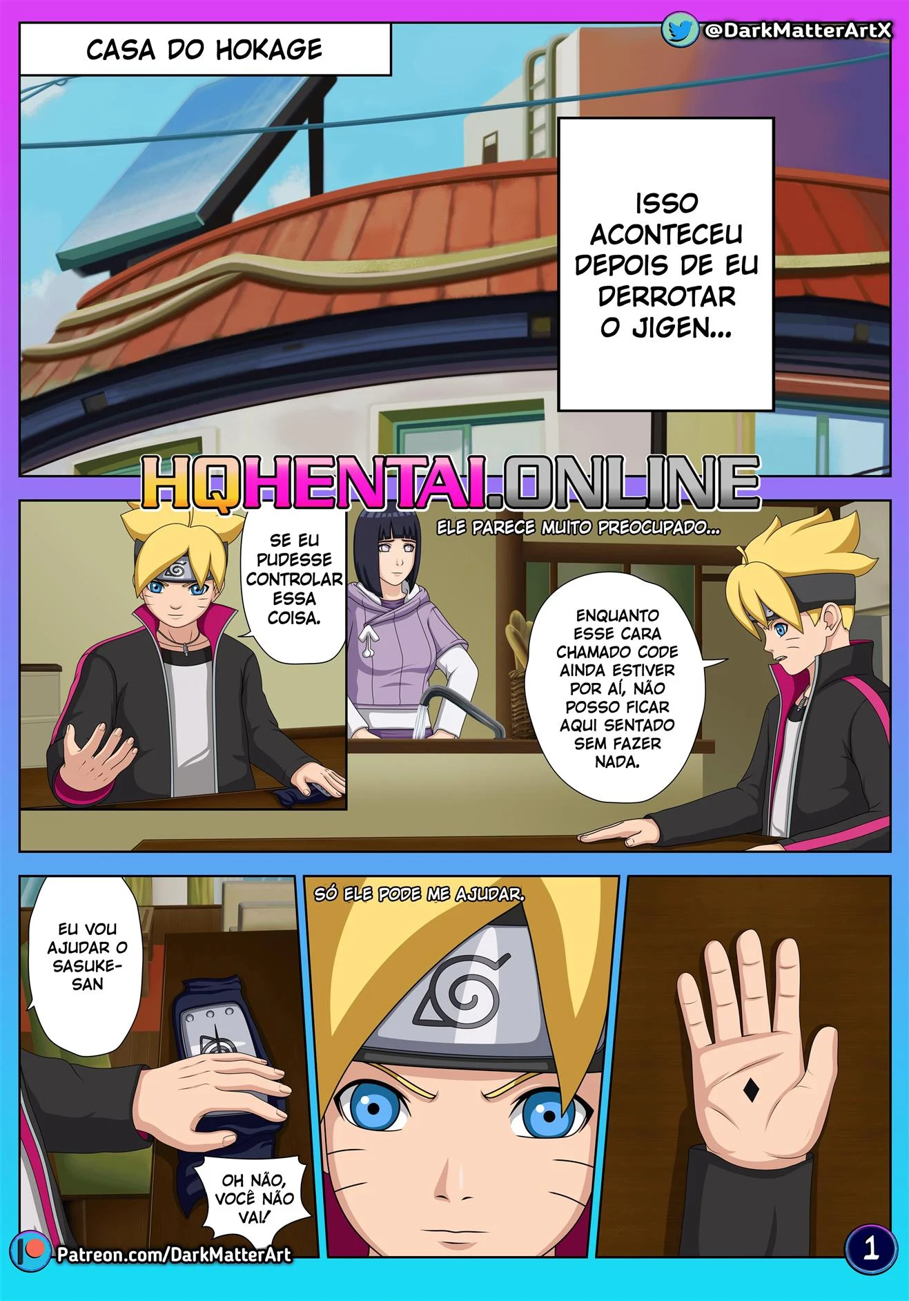 A missão secreta de Boruto – Incesto – Versão PT-BR