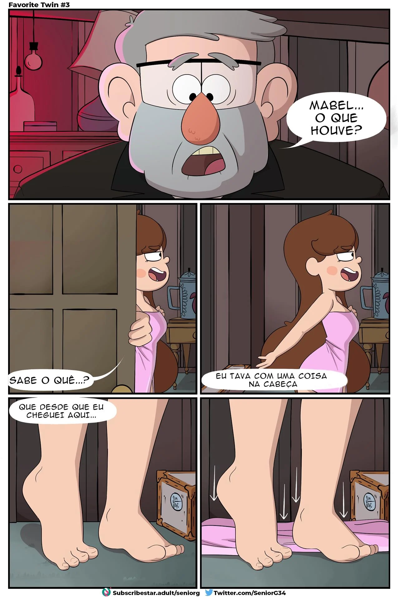 A neta favorita – Gravity Falls Hentai – Completo A neta favorita – Gravity Falls Hentai – Completo