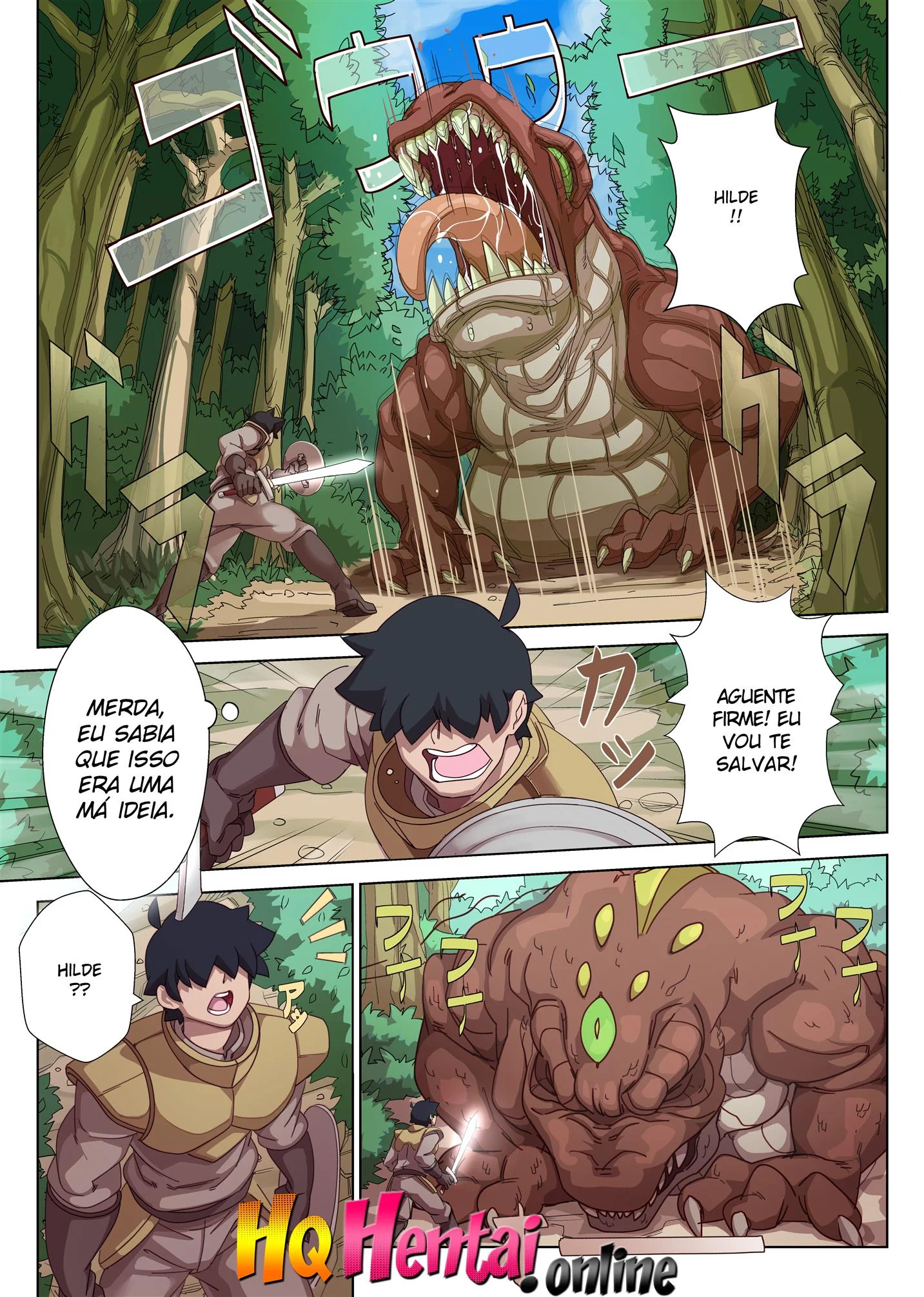 A primeira vez da caçadora virgem – Loira – Desenho Erótico