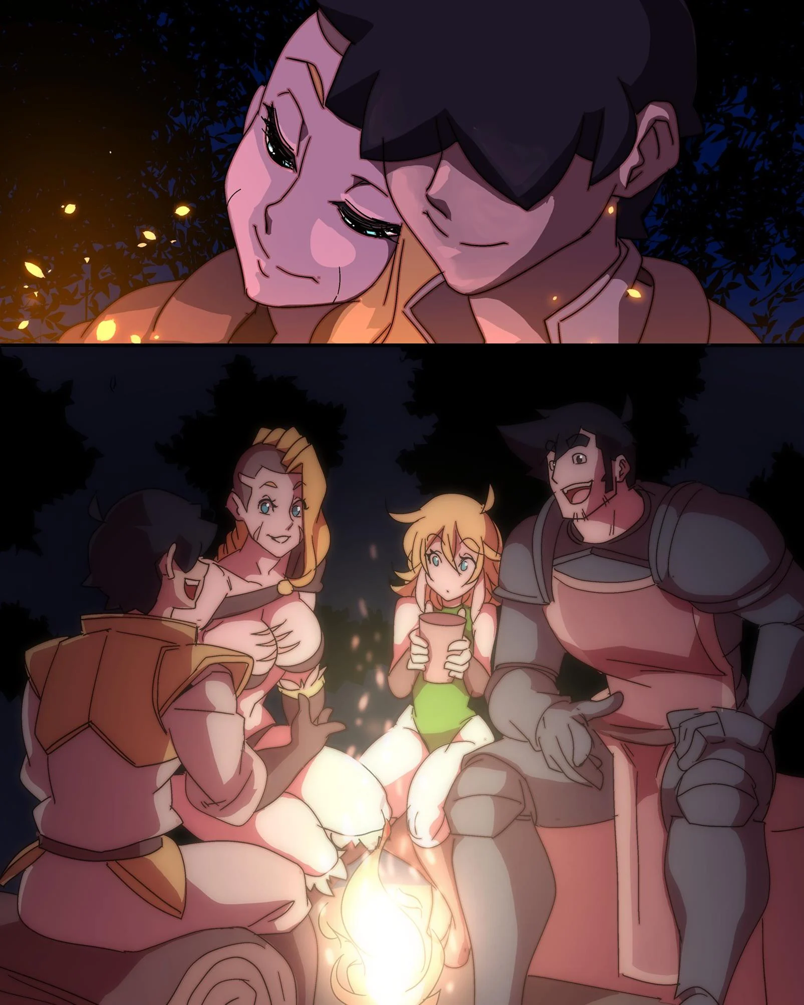 A primeira vez da caçadora virgem – Loira – Desenho Erótico