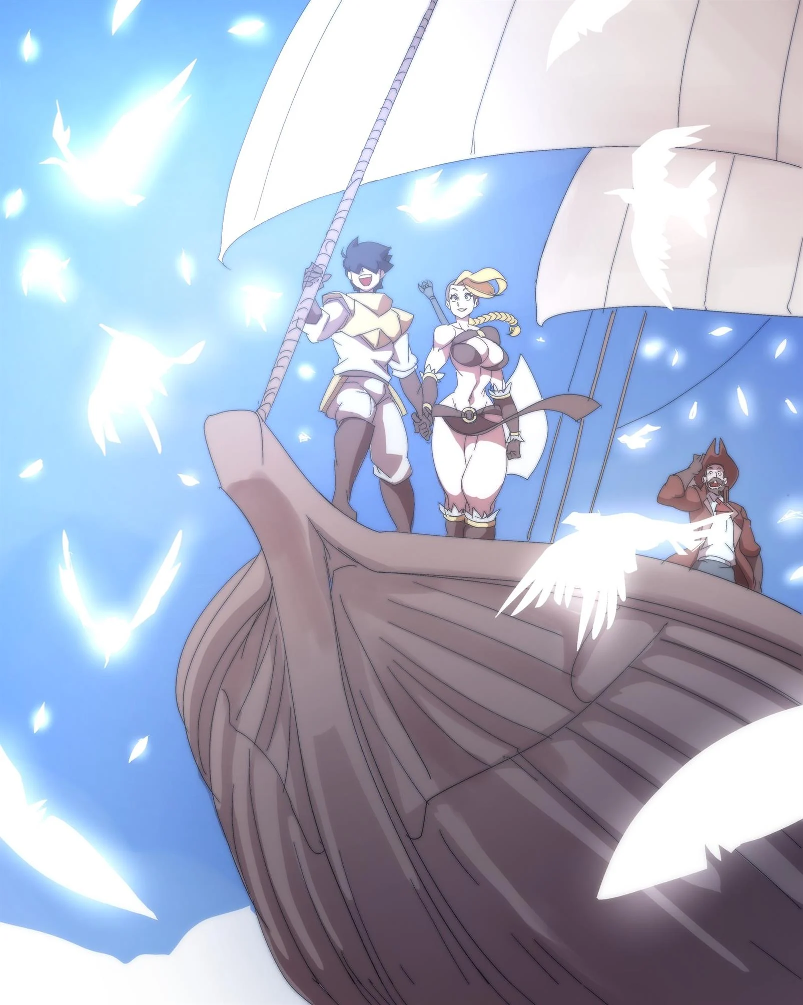 A primeira vez da caçadora virgem – Loira – Desenho Erótico