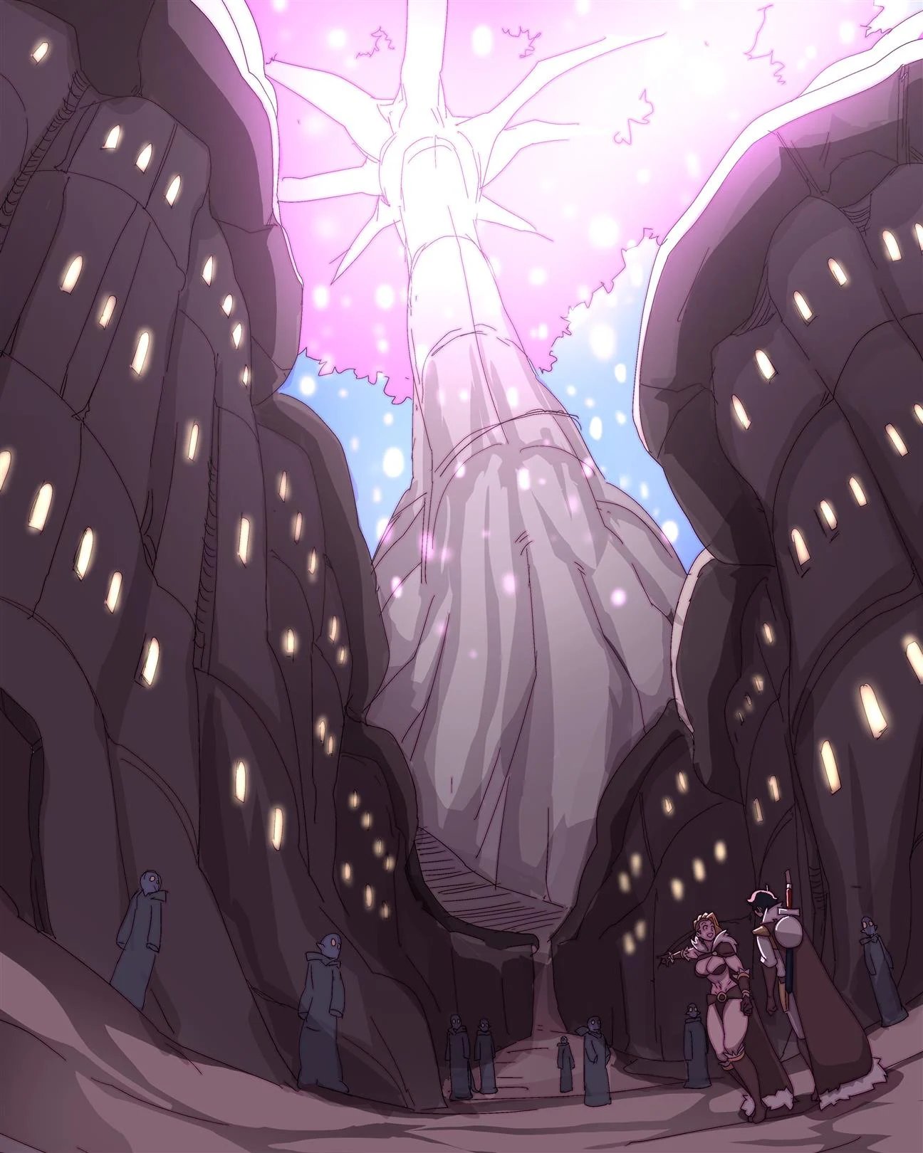 A primeira vez da caçadora virgem – Loira – Desenho Erótico