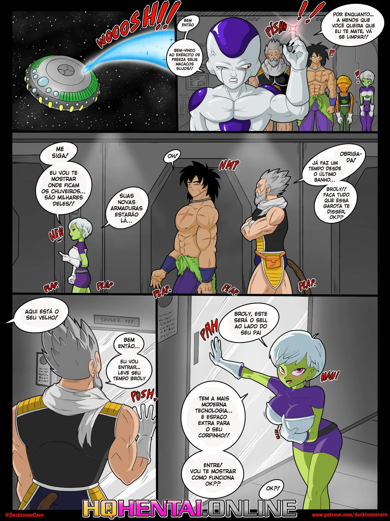 A primeira vez de Broly e Cheelai – Hentai – Atualizado