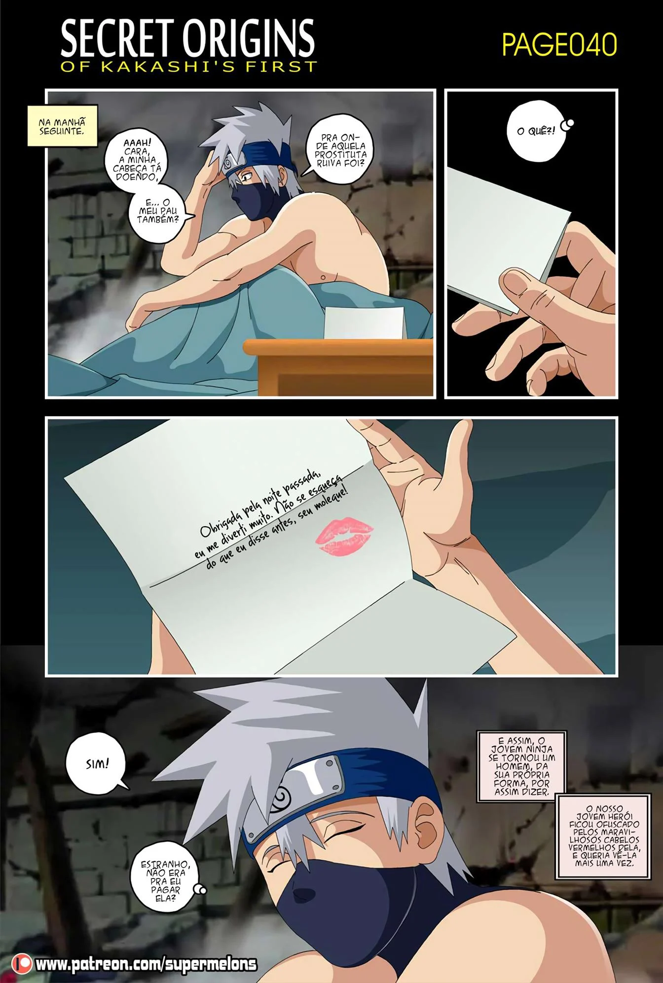 A primeira vez de Kakashi – Novinho – Sem Censura