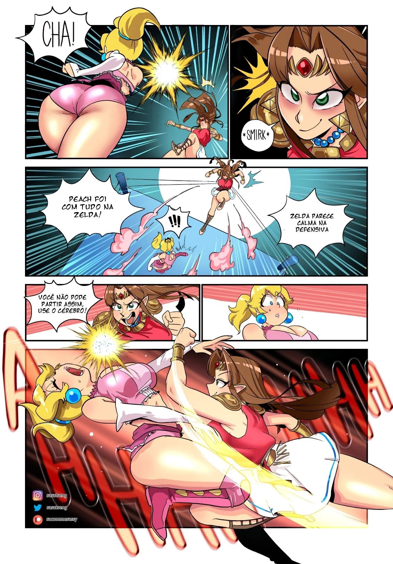 A princesa lutadora – Princesa Peach Hentai – HQ em Português