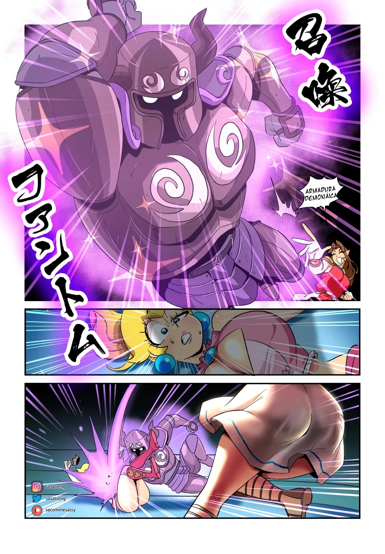 A princesa lutadora – Princesa Peach Hentai – HQ em Português