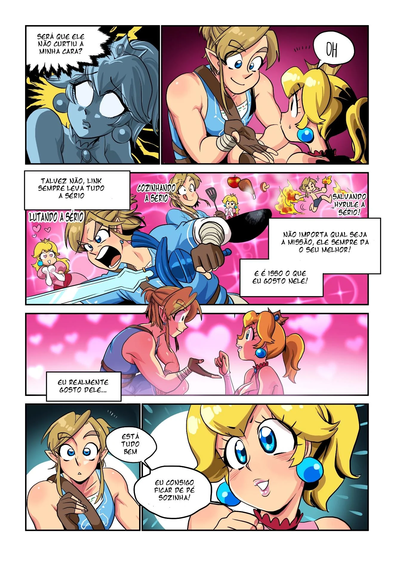 A princesa lutadora – Princesa Peach Hentai – HQ em Português