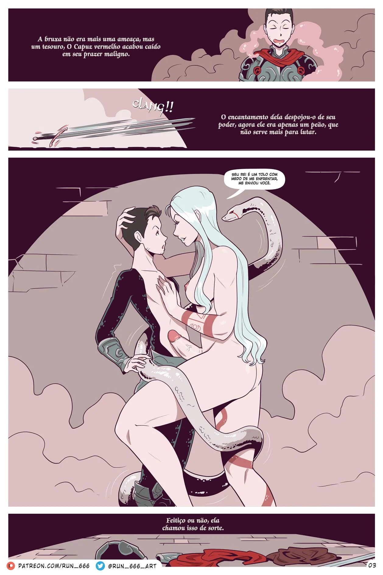 A Queda do Capuz Vermelho – Anal – HQ em Português