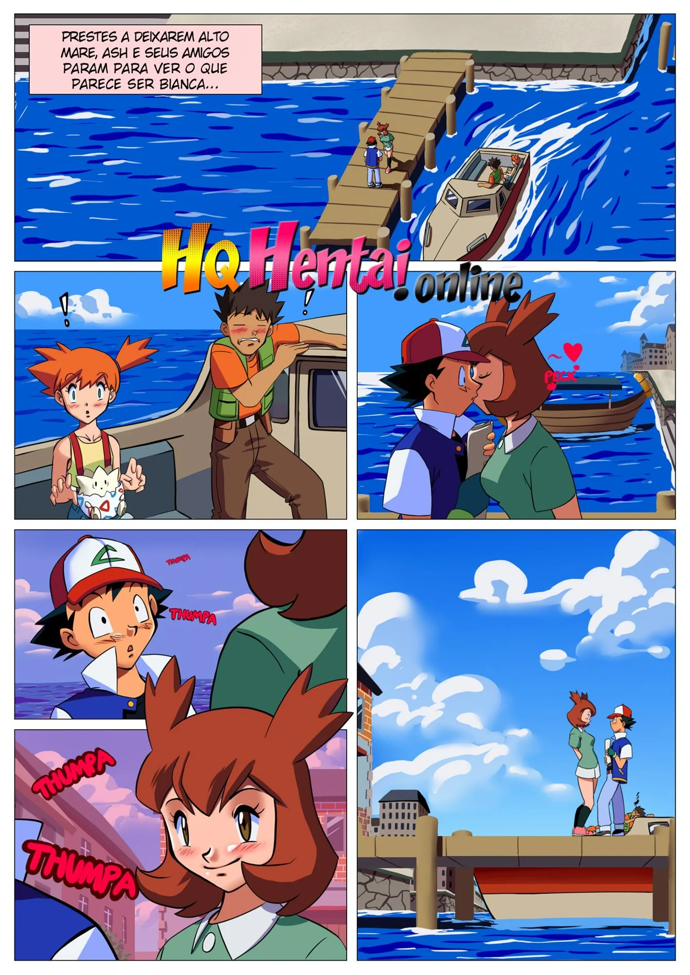 A recompensa de Ash – Pokemon Hentai – Quadrinho Completo