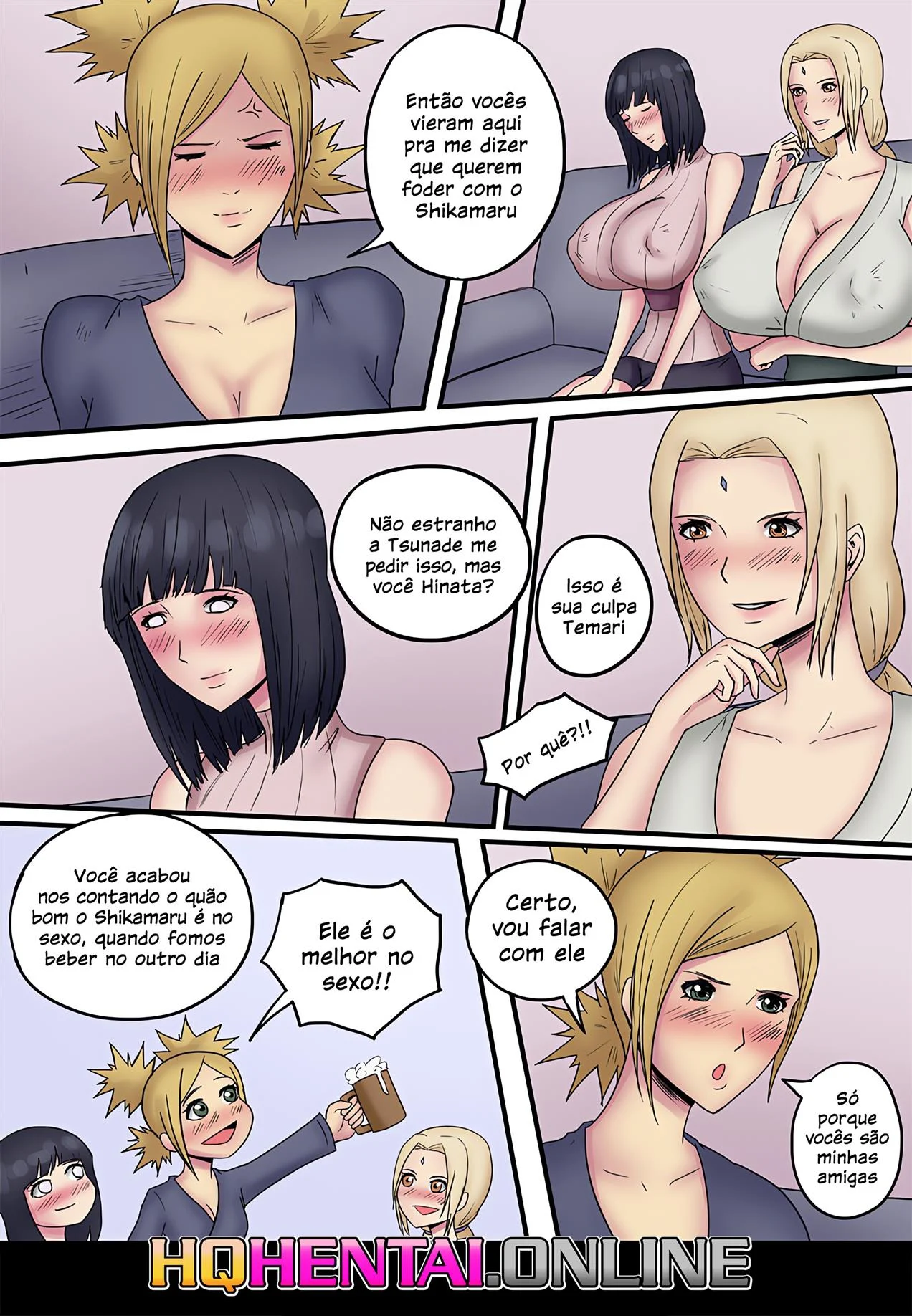 A técnica sexual das sombras de Shikamaru – Naruto Hentai – Versão PT-BR