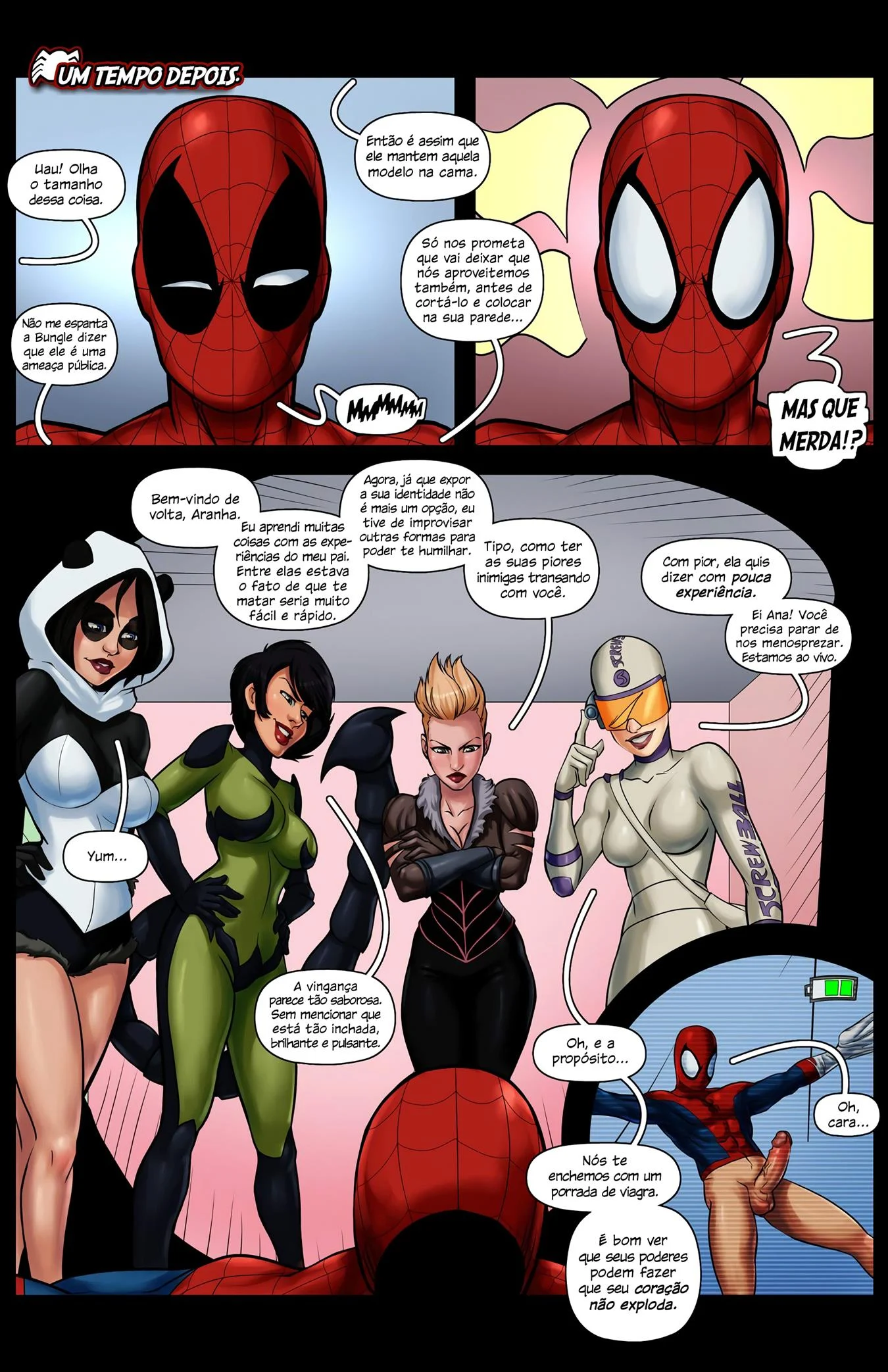 A vingança das vilãs putinhas – HQ Pornô – Português do Brasil