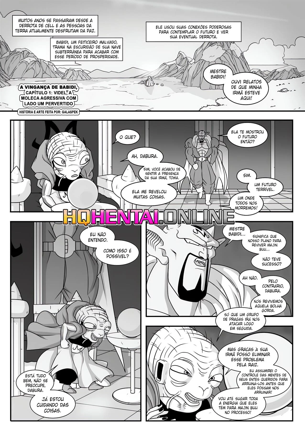 A Vingança de Babidi – Dragon Ball Hentai – Quadrinho Completo