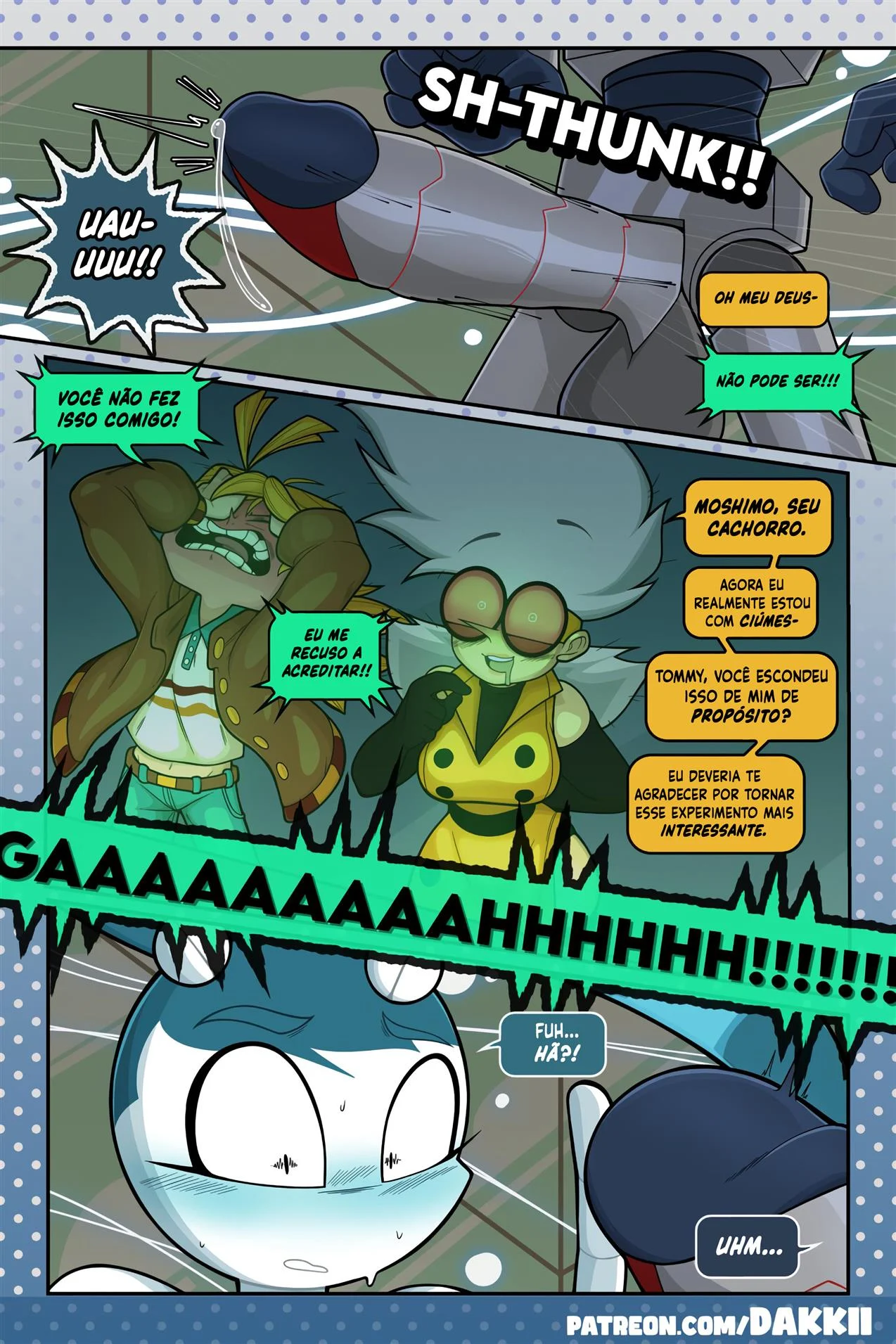 Acasalamento Robótico – Gozando Dentro – Versão Traduzida