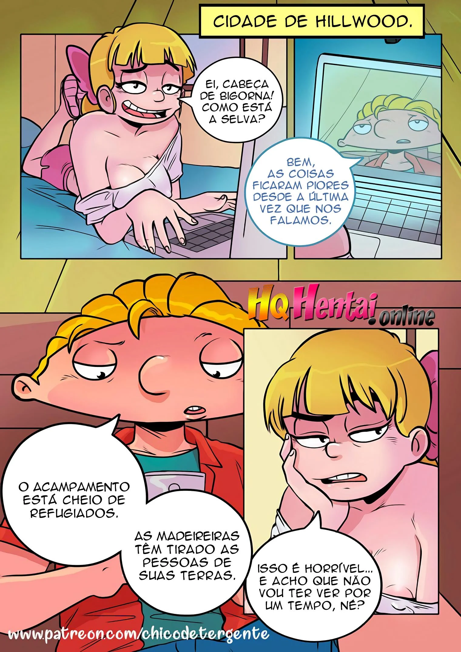Amor entre Amigas – Cartoon – Sexo em Desenho