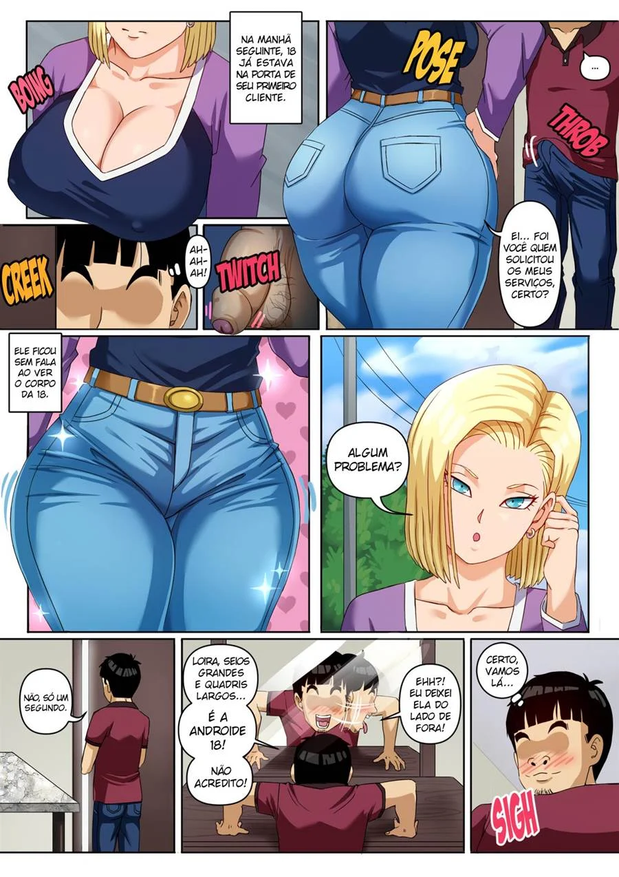 Android 18 NTR Zero – Hq de Sexo – Desenho Erótico