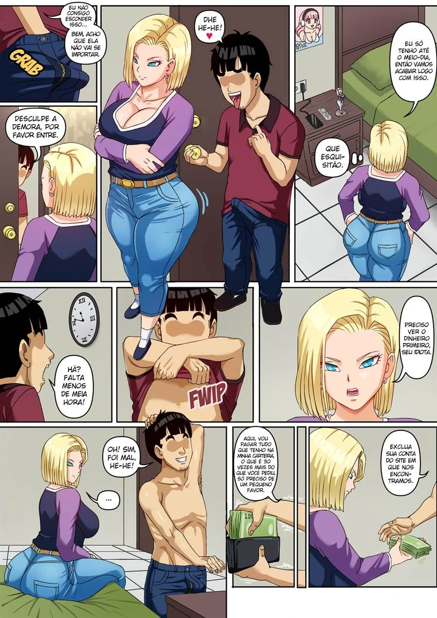 Android 18 NTR Zero – Hq de Sexo – Desenho Erótico