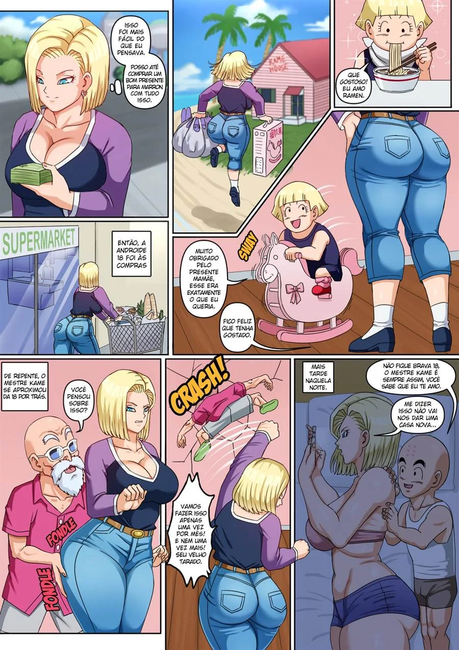 Android 18 NTR Zero – Hq de Sexo – Desenho Erótico