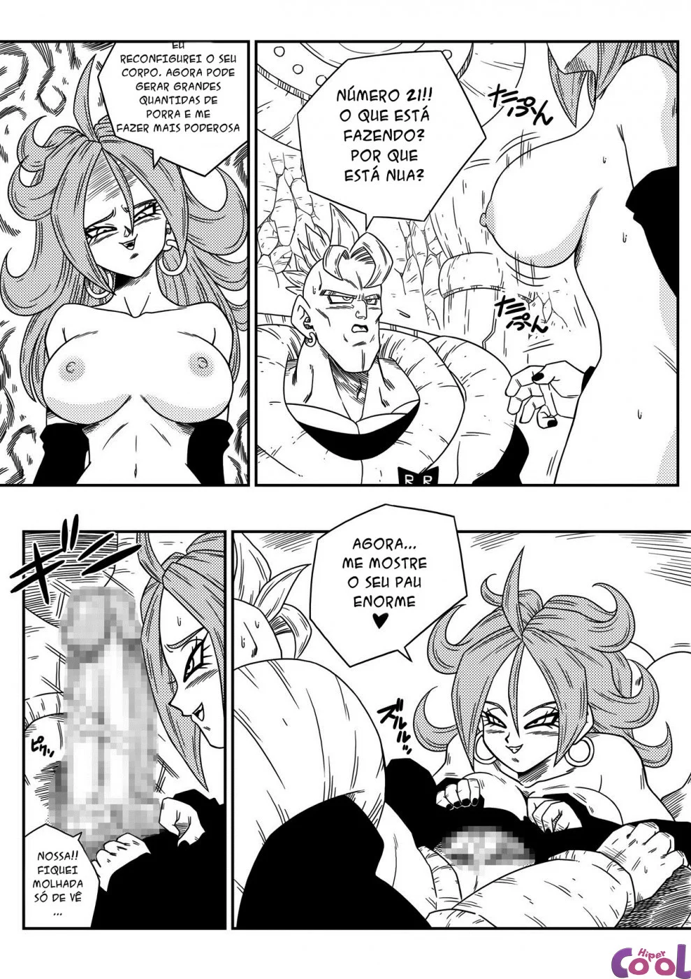 Android 21 Hentai - A putinha mais safada do Dragon Ball Z