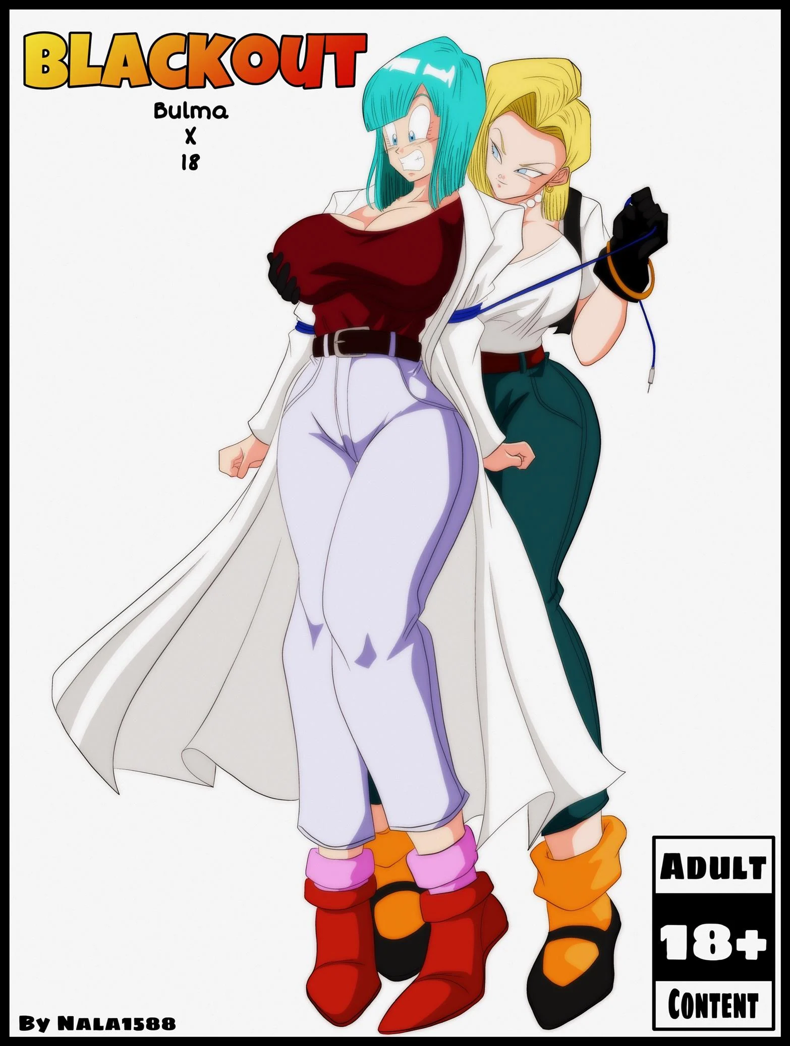 Andróide 18 x Bulma – Femdom – Completo