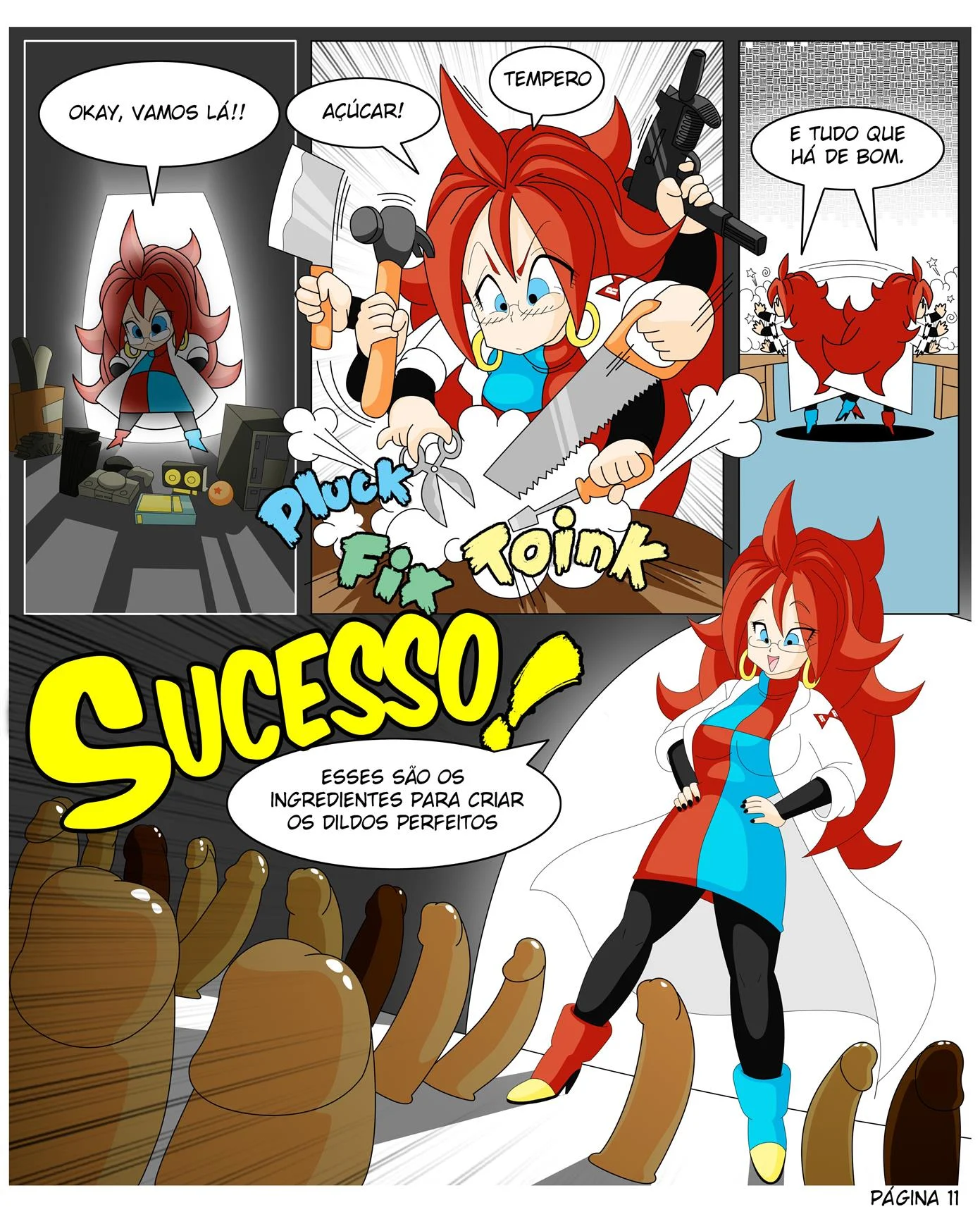 Andróide 21 aprendendo sobre sexo – HQ Hentai – Versão PT-BR Andróide 21 aprendendo sobre sexo – HQ Hentai – Versão PT-BR