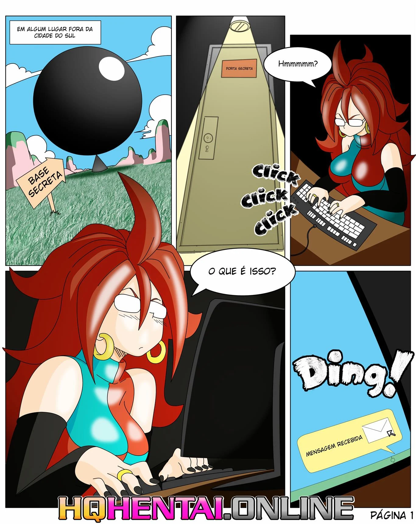 Andróide 21 aprendendo sobre sexo – HQ Hentai – Versão PT-BR