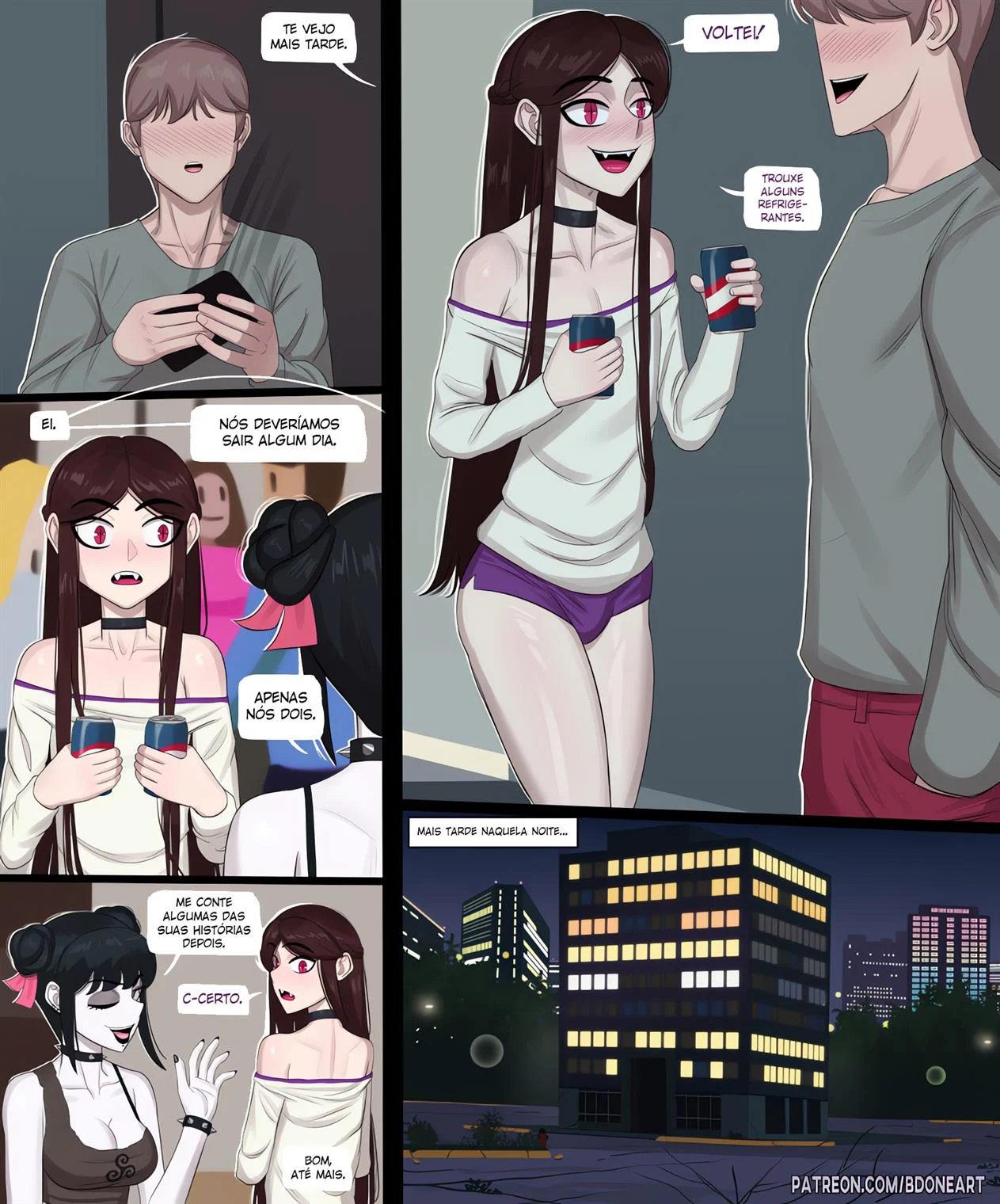 Aposta entre irmãos 4 – Incesto – Desenho de Sexo