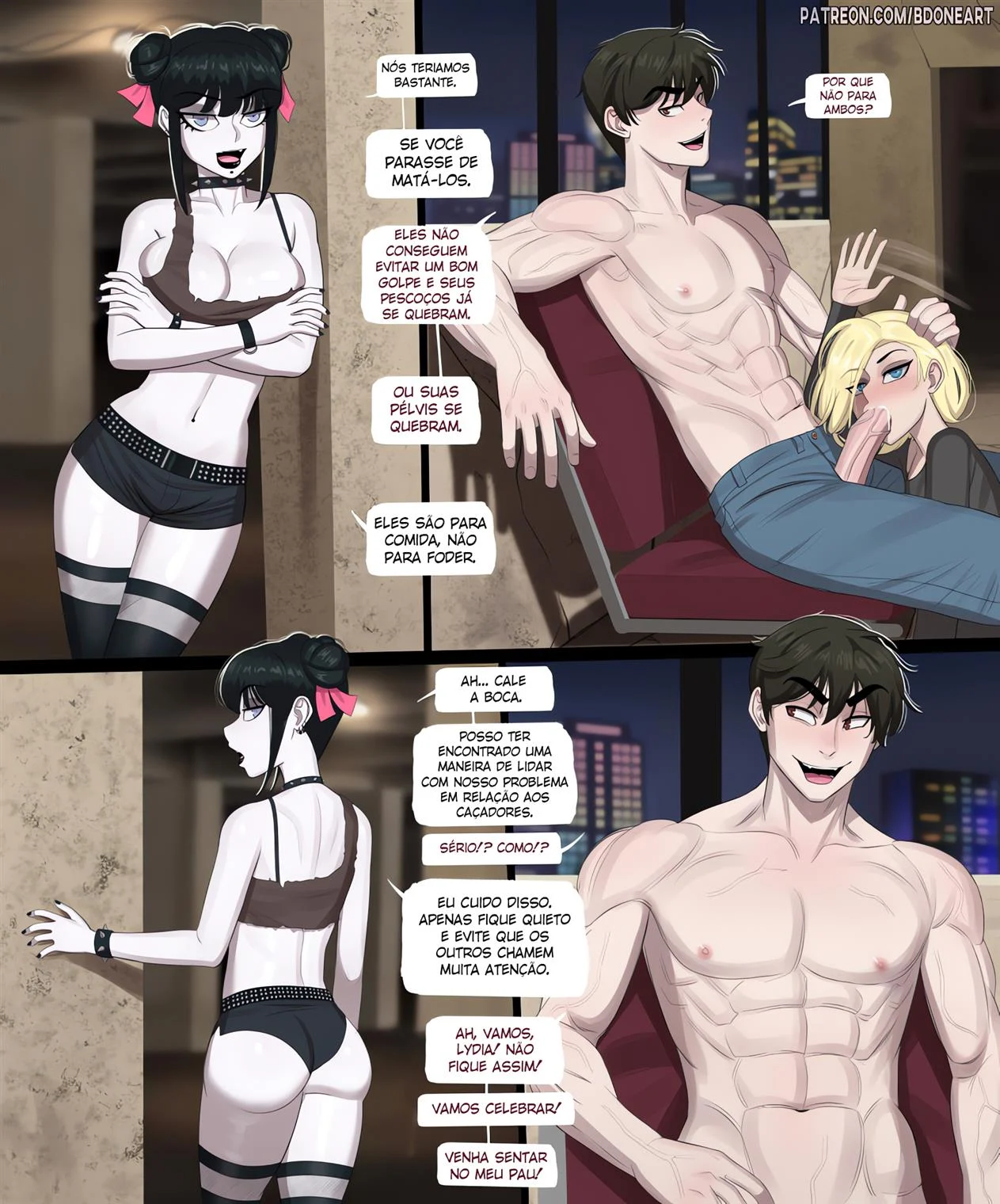 Aposta entre irmãos 4 – Incesto – Desenho de Sexo