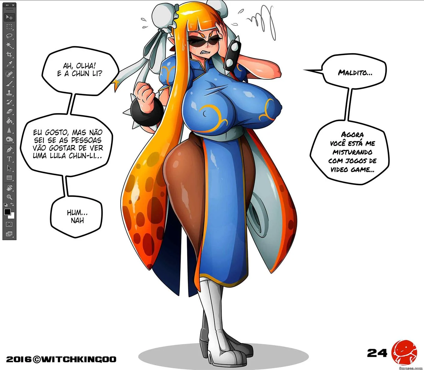 Aquilo não era tinta – Cartoon – Quadrinho Completo