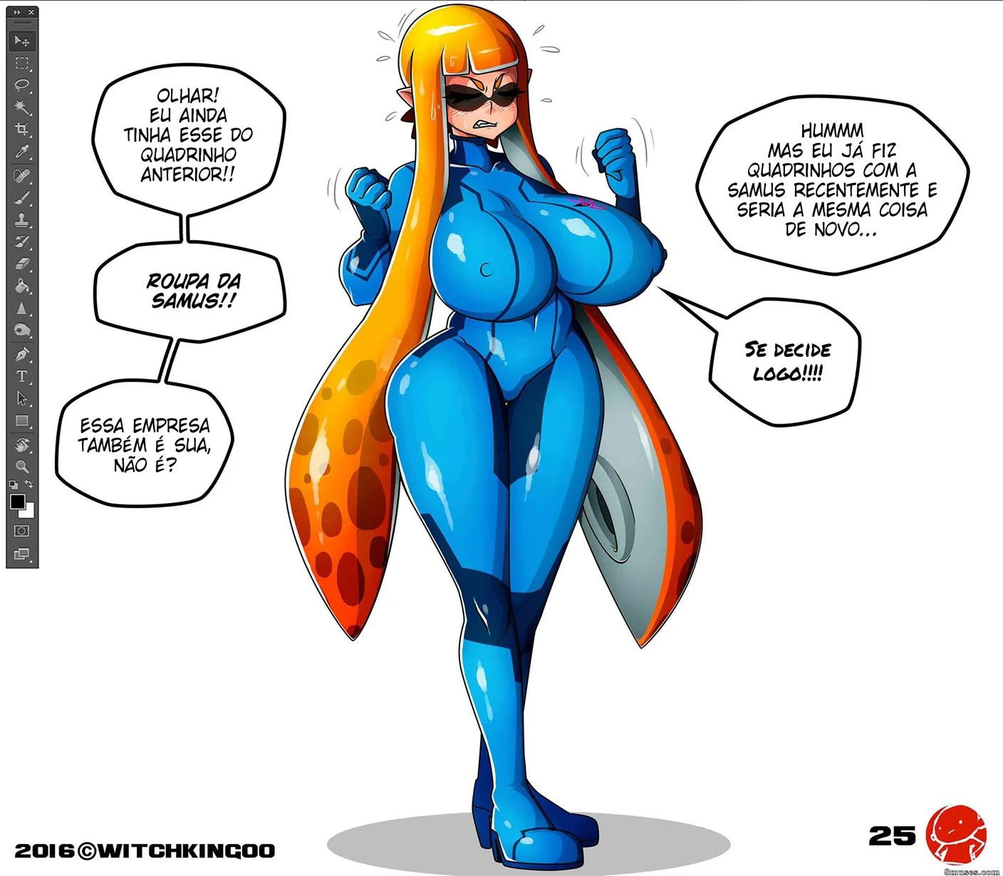 Aquilo não era tinta – Cartoon – Quadrinho Completo