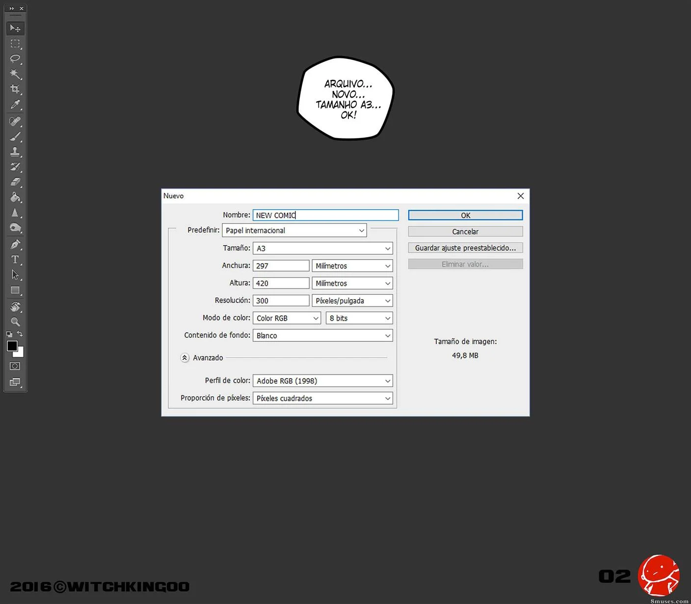 Aquilo não era tinta – Cartoon – Quadrinho Completo