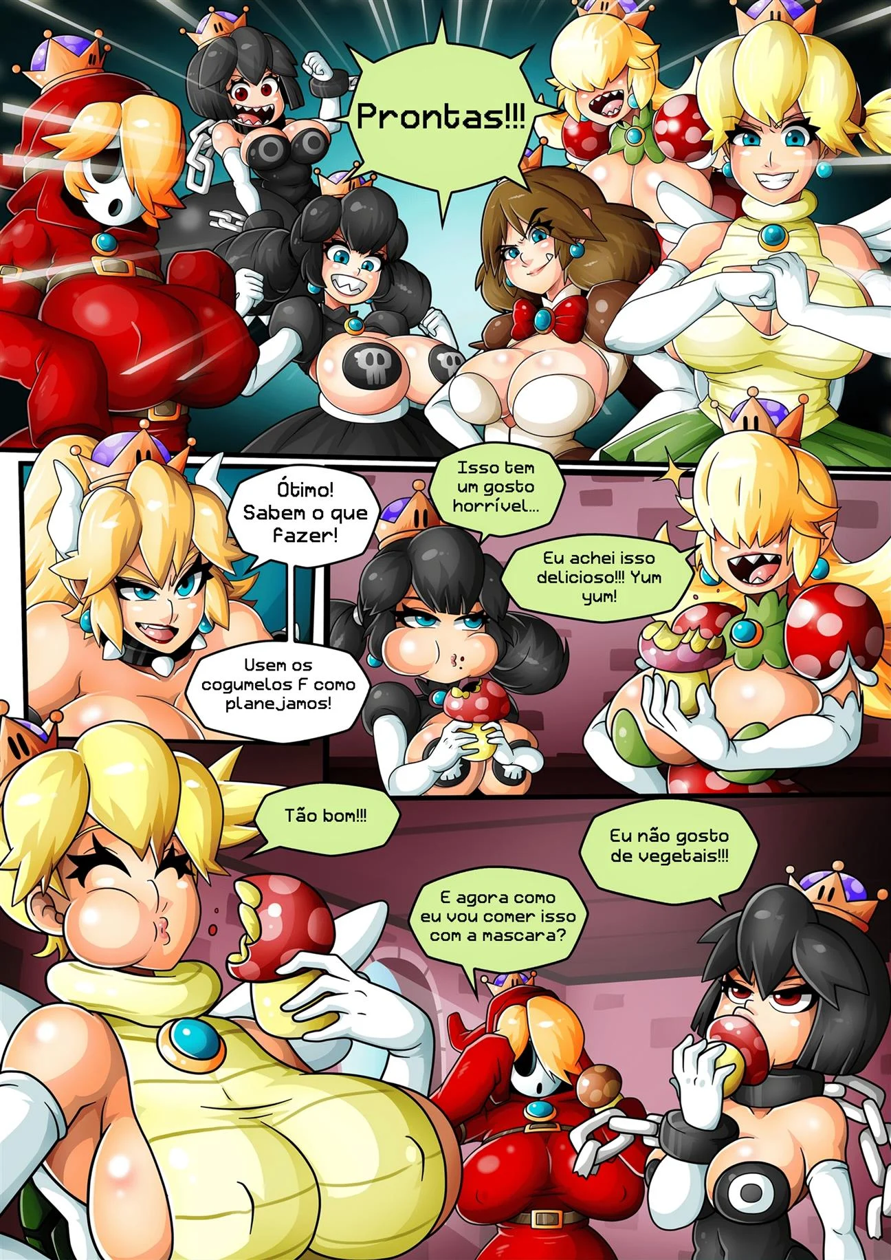 As aventuras de Bowsette – Garota Monstro – Completo As aventuras de Bowsette – Garota Monstro – Completo
