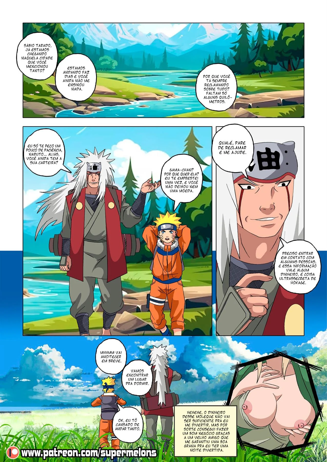 As Aventuras do Sábio Tarado – Peitões – Português do Brasil