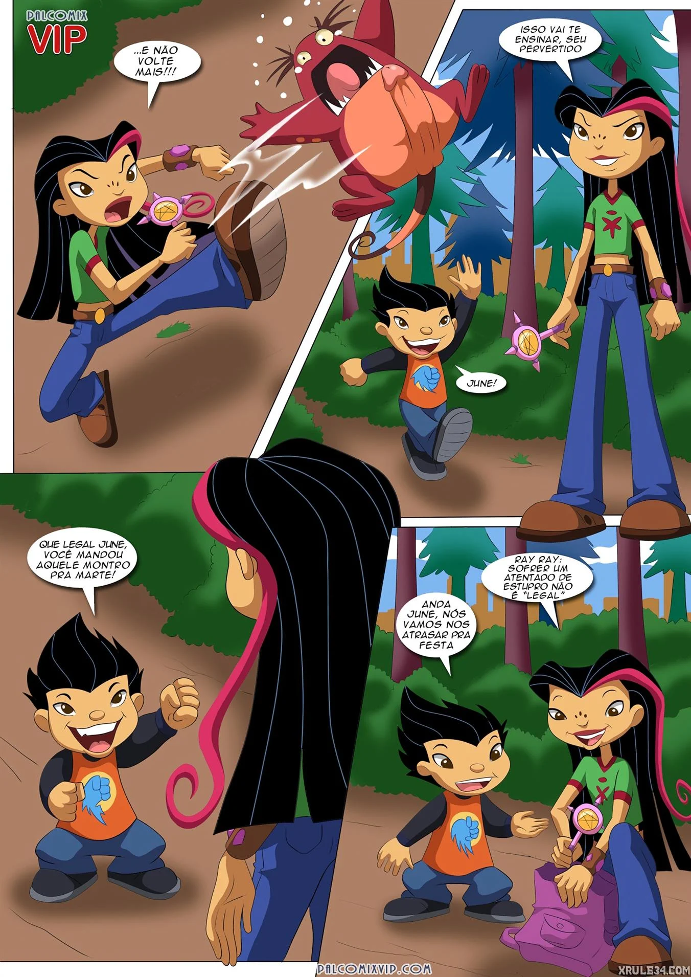 As aventuras sexuais de Juniper Lee – Sexo Grupal – Português Brasileiro As aventuras sexuais de Juniper Lee – Sexo Grupal – Português Brasileiro